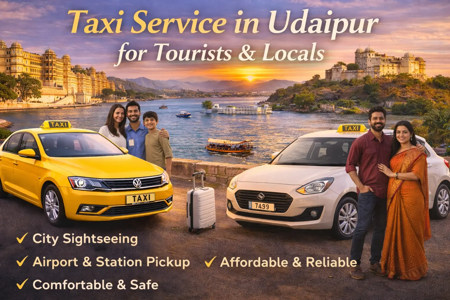 Book a taxi in Udaipur to visit City Palace