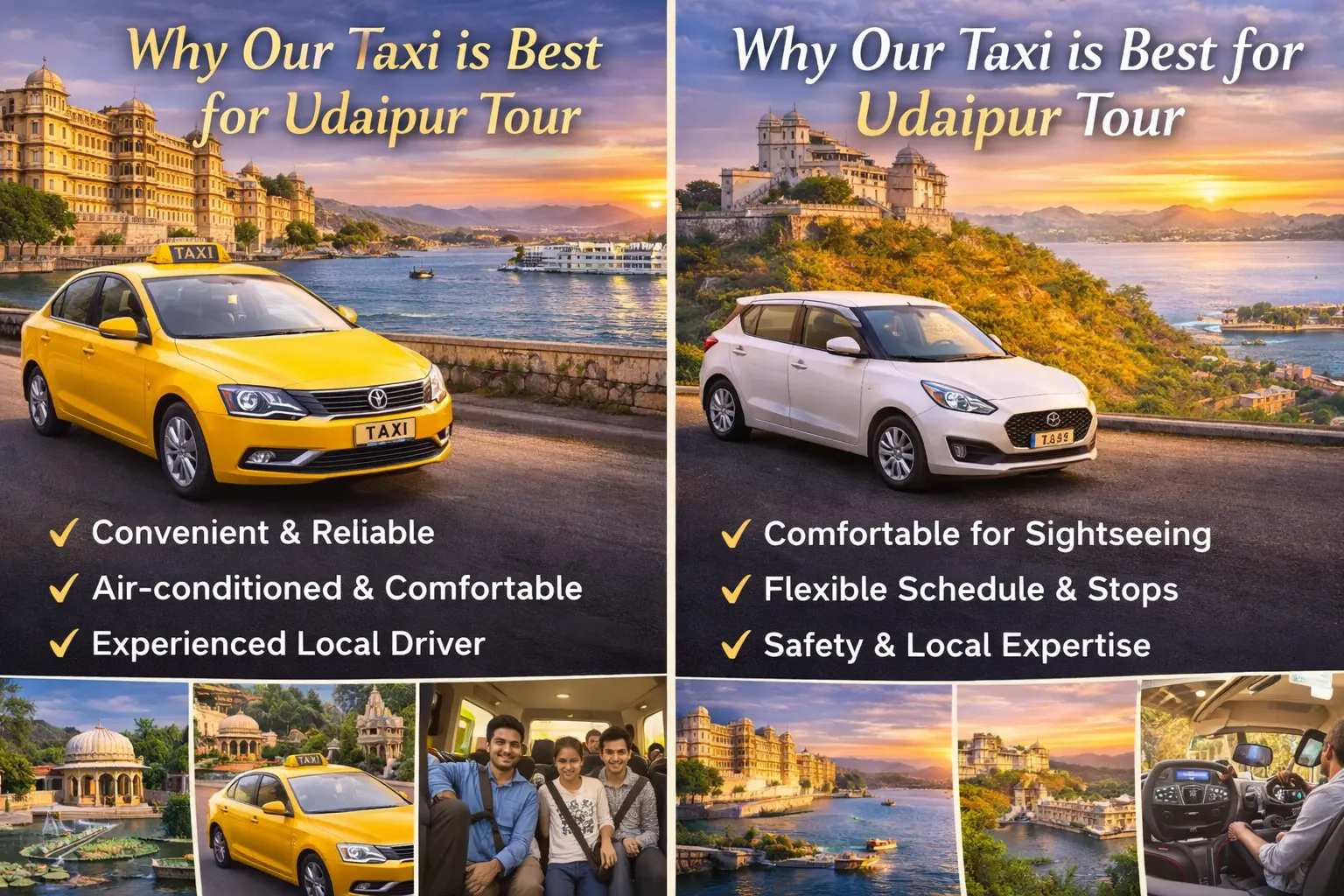 Full Day Taxi Service in Udaipur – Complete Sightseeing Guide